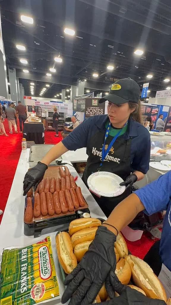 American Foods at a trade show or in-store activation
