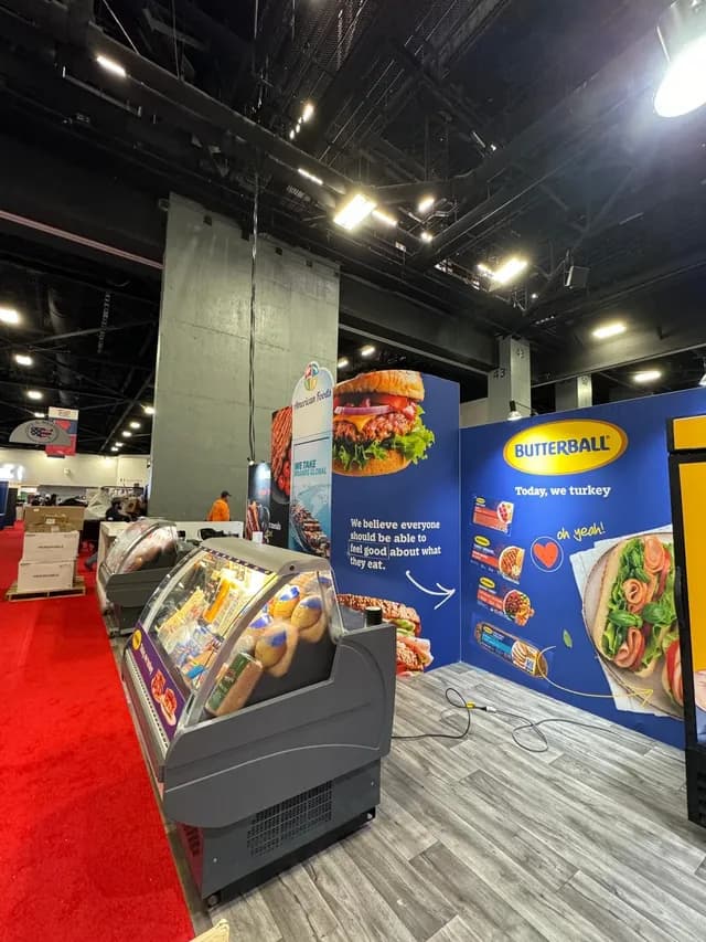 American Foods at a trade show or in-store activation