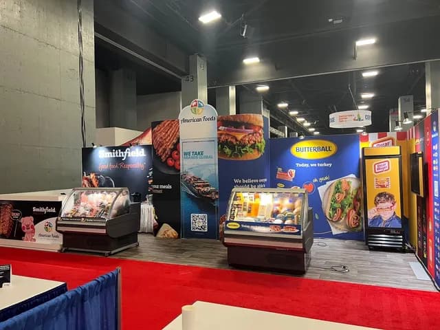 American Foods at a trade show or in-store activation