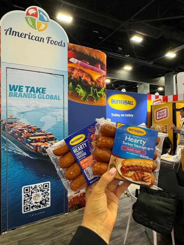 American Foods at a trade show or in-store activation