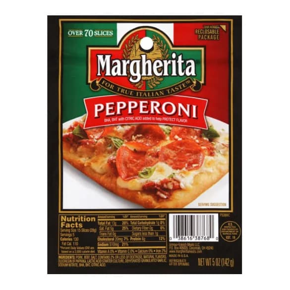 Margherita Pepperoni Slices