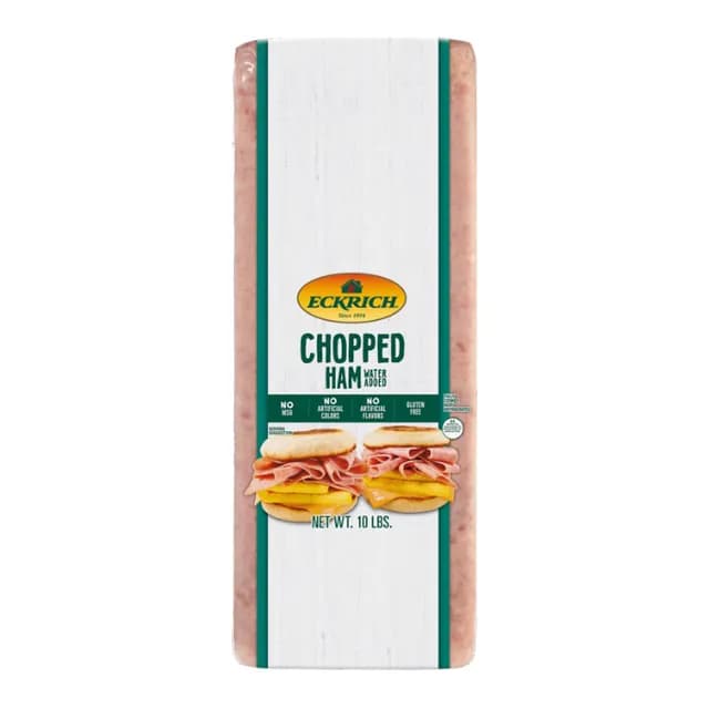 Eckrich Chopped Ham, Water Added