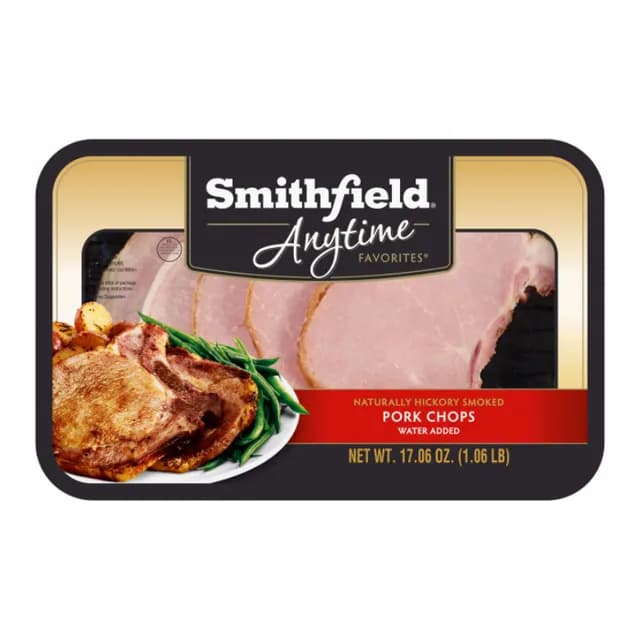 Smithfield Anytime Favorites Hickory Smoked Pork Chops