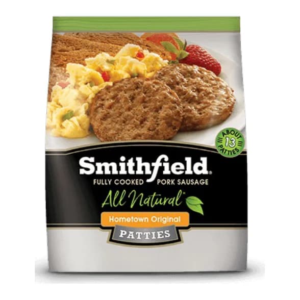 Smithfield Hometown Original Fully Cooked Pork Sausage Patties