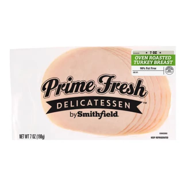 Smithfield Prime Fresh Oven Roasted Turkey, Deli Sliced
