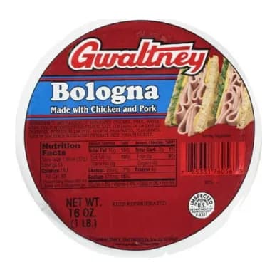 Gwaltney Chicken Bologna, Thick Sliced