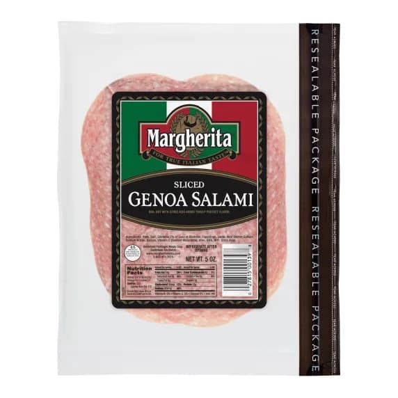 Margherita Genoa Salami, Sliced