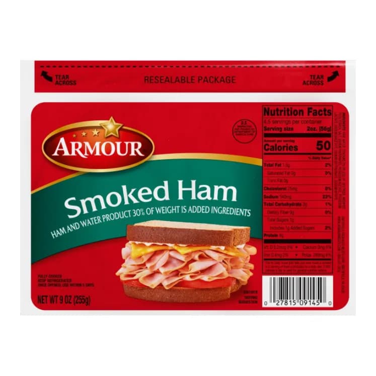 Armour Smoked Ham, Water Added