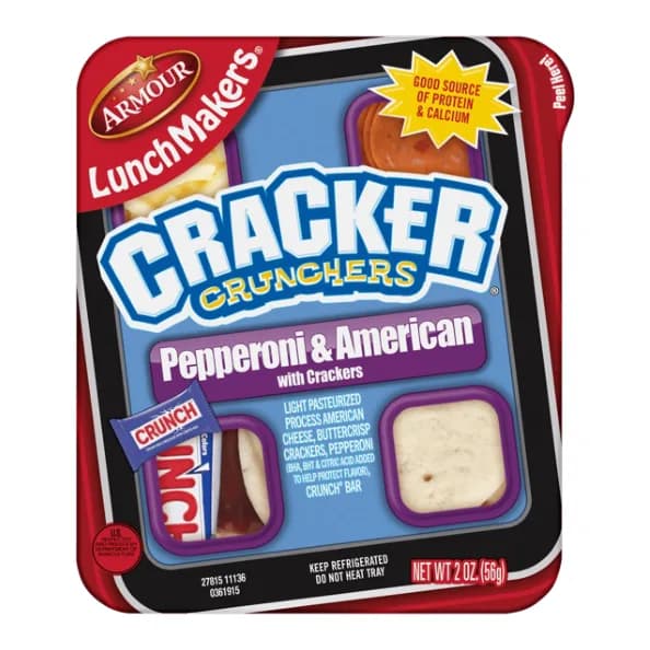 Armour LunchMakers Pepperoni Cracker Crunchers