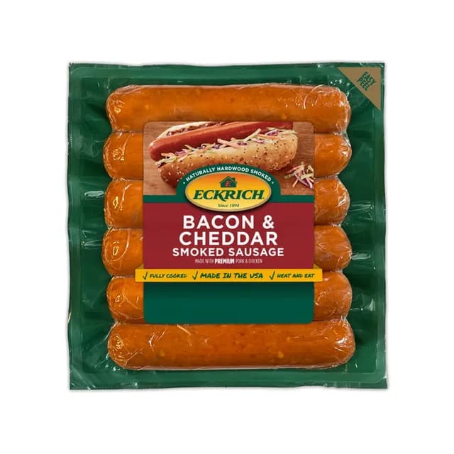 Eckrich Bacon & Cheddar Smoked Sausage Links