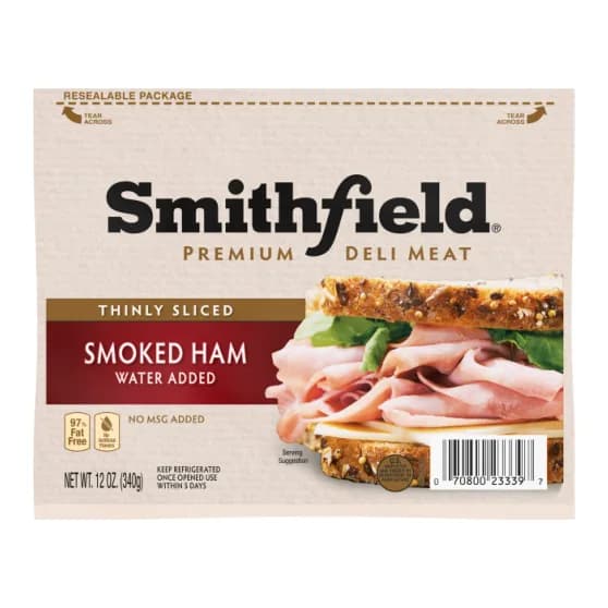 Smithfield Thin Sliced Smoked Ham