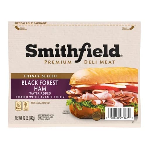 Smithfield Thin Sliced Black Forest Ham