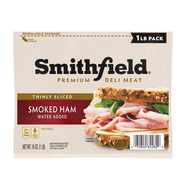 Smithfield Thin Sliced Smoked Ham