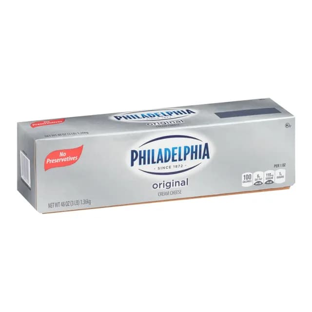 Philadelphia Cream Cheese, 3 lb Loaf