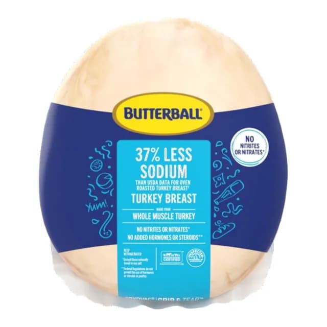 Butterball 37% Less Sodium Turkey Breast