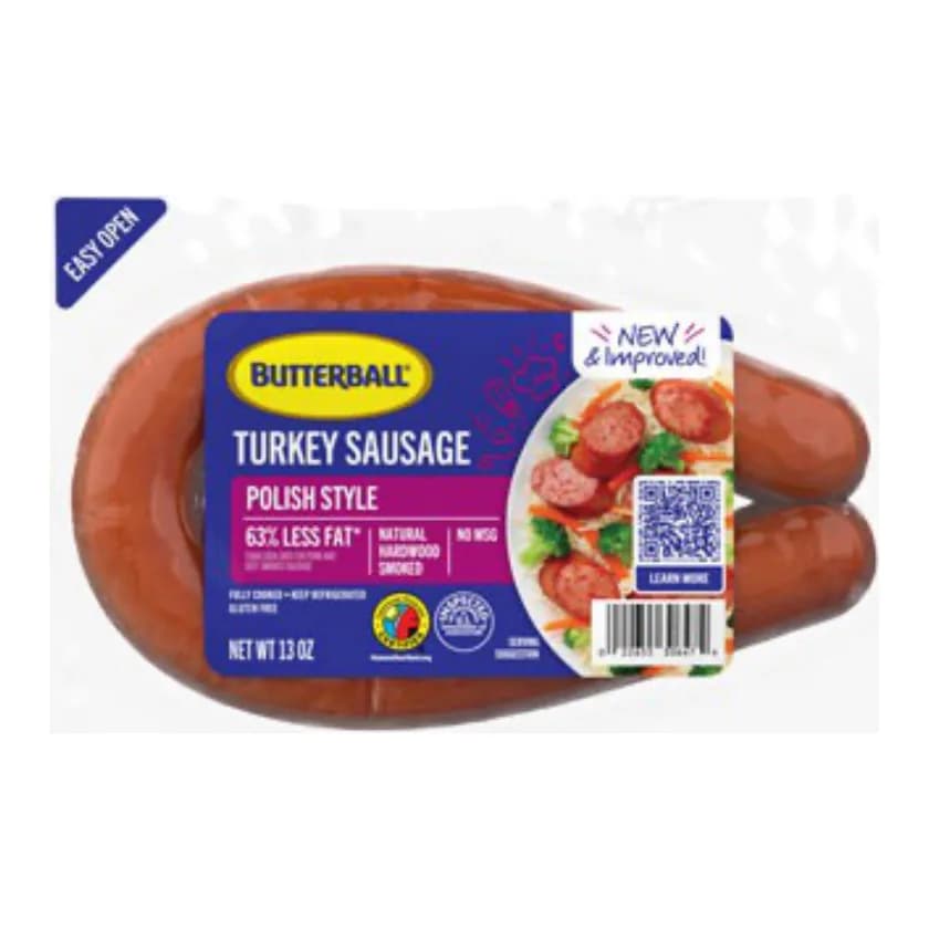 Butterball Skinless Turkey Polska Kielbasa