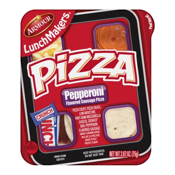 Armour LunchMakers Pepperoni Pizza Cracker Crunchers
