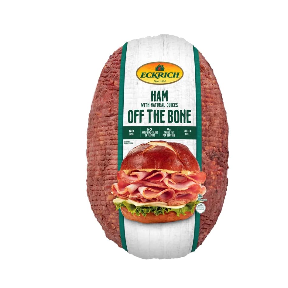 Eckrich Boneless Bavarian Ham, Natural Juices