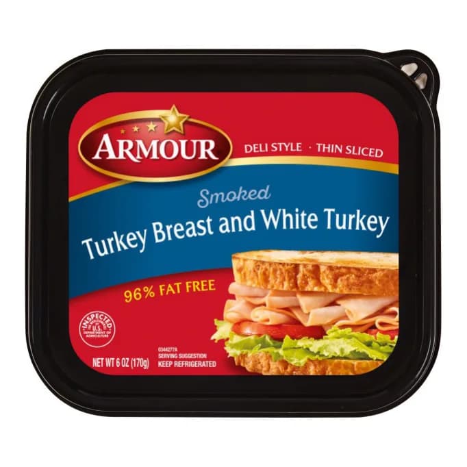 Armour Smoked Turkey Breast, Tub