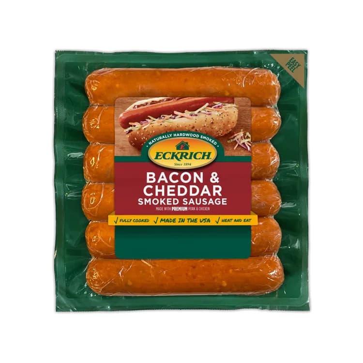 Eckrich Bacon & Cheddar Smoked Sausage Links