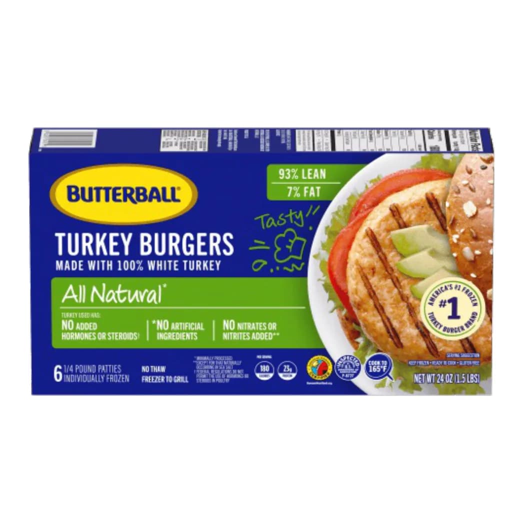 Butterball All Natural White Turkey Burgers